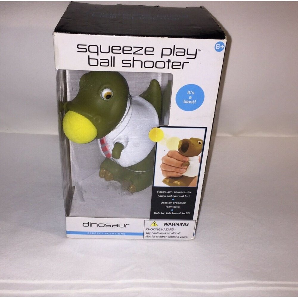 Dinosaur Squeeze Play Ball Shooter EB Brands Perfect Solutions